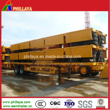 2016 Sidewall Detachable Container Bulk Cargo Loading Flat Bed Trailer